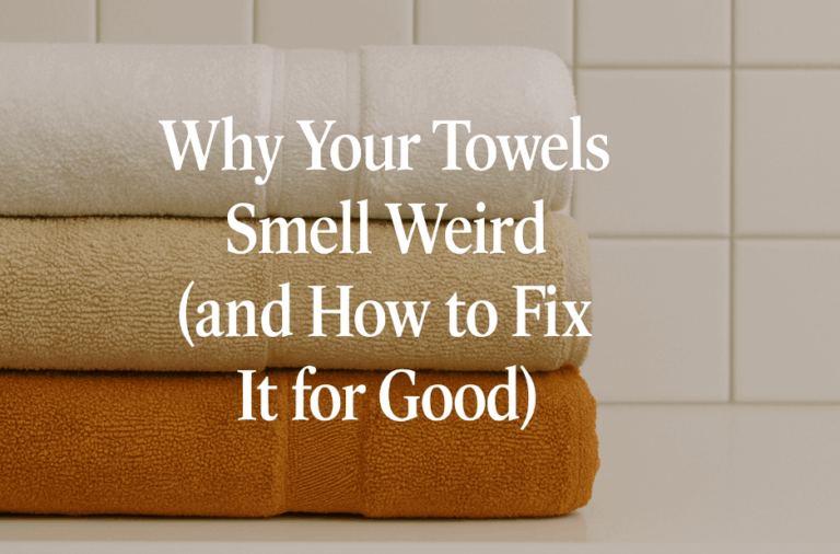 Why Your Towels Smell Weird (and How to Fix It for Good)